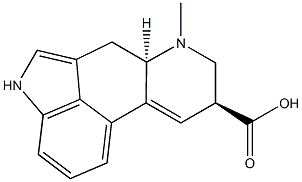 イソリセルグ酸 化学構造式