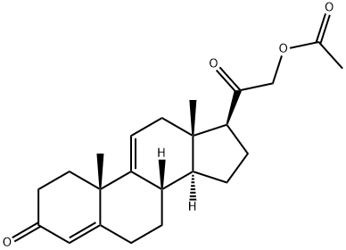 9,11-dehydrodeoxycorticosterone 21-acetate,4780-55-6,结构式