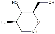 2H-1,2-Oxazine-4,5-diol, tetrahydro-6-(hydroxymethyl)-, (4R,5S,6R)- (9CI),478175-48-3,结构式