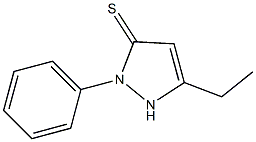 1H-Pyrazole-5-thiol,3-ethyl-1-phenyl-(9CI),478398-07-1,结构式