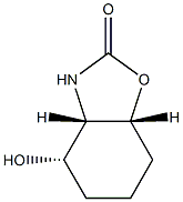 2(3H)-Benzoxazolone, hexahydro-4-hydroxy-, (3aR,4R,7aS)-rel- (9CI) Structure