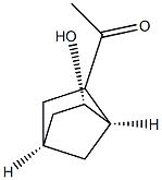 Ethanone, 1-[(1R,4S,6S)-6-hydroxybicyclo[2.2.1]hept-2-yl]-, rel- (9CI) 结构式