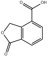 1,3-DIHYDRO-1-OXO-4-ISOBENZOFURANCARBOXYLIC ACID,4792-27-2,结构式
