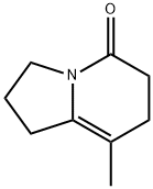 5(1H)-Indolizinone,2,3,6,7-tetrahydro-8-methyl-(9CI) Structure