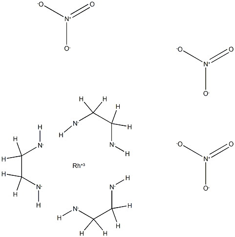 TRIS(ETHYLENEDIAMINE)RHODIUM(III) NITRA& Structure