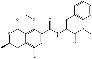 ochratoxin A-O-methyl, methyl ester 化学構造式