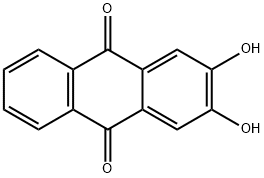 2,3-二羥蒽醌, 483-35-2, 结构式