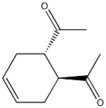 Ethanone, 1,1-(1R,6R)-3-cyclohexene-1,6-diylbis- (9CI) Struktur