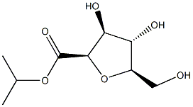 D-Gluconic acid, 2,5-anhydro-, 1-methylethyl ester (9CI) Structure