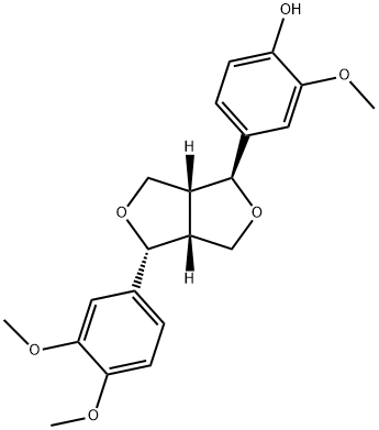 连翘脂素, 487-39-8, 结构式