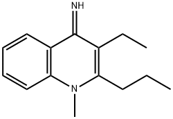 4(1H)-Quinolinimine,3-ethyl-1-methyl-2-propyl-(9CI) Structure