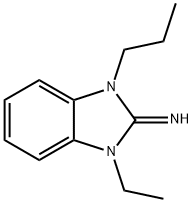 2H-Benzimidazol-2-imine,1-ethyl-1,3-dihydro-3-propyl-(9CI) 结构式