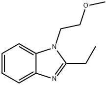 1H-Benzimidazole,2-ethyl-1-(2-methoxyethyl)-(9CI) 结构式