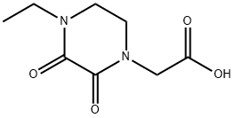 1-Piperazineaceticacid,4-ethyl-2,3-dioxo-(9CI) Structure