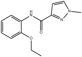 1H-Pyrazole-3-carboxamide,N-(2-ethoxyphenyl)-1-methyl-(9CI),489407-04-7,结构式