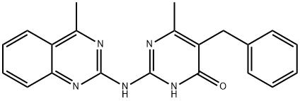 489423-56-5 5-benzyl-6-methyl-2-[(4-methylquinazolin-2-yl)amino]pyrimidin-4(1H)-one
