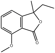 1(3H)-Isobenzofuranone,3-ethyl-7-methoxy-3-methyl-(9CI) 结构式