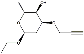 alpha-D-ribo-Hexopyranoside,ethyl2,6-dideoxy-3-O-2-propynyl-(9CI) Structure