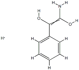 1,2-Ethenediol,  1-amino-2-phenyl-,  conjugate  monoacid  (9CI) 化学構造式