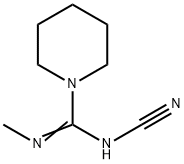 1-Piperidinecarboximidamide,N-cyano-N-methyl-(9CI) Struktur