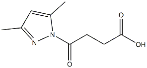 1H-Pyrazole-1-butanoicacid,3,5-dimethyl-gamma-oxo-(9CI) Structure