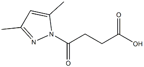 1H-Pyrazole-1-butanoicacid,3,5-dimethyl-gamma-oxo-(9CI) 化学構造式