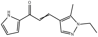 492426-52-5 2-Propen-1-one,3-(1-ethyl-5-methyl-1H-pyrazol-4-yl)-1-(1H-pyrrol-2-yl)-(9CI)