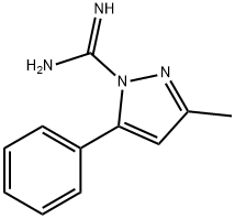 1H-Pyrazole-1-carboximidamide,3-methyl-5-phenyl-(9CI) Structure