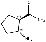 Cyclopentanecarboxamide, 2-amino-, (1R,2R)-rel- (9CI),494209-32-4,结构式