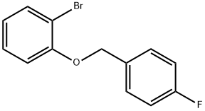 1-bromo-2-[(4-fluorophenyl)methoxy]benzene Structure