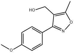 4-Isoxazolemethanol,3-(4-methoxyphenyl)-5-methyl-(9CI),495417-36-2,结构式