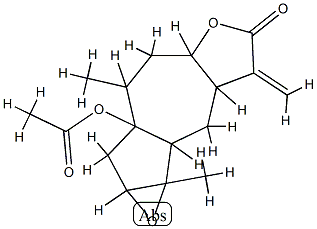 7a-(Acetyloxy)-1a,7-dimethyl-3-methylene-1b,2,2a,3,5a,6,7,7a,8,8a-decahydrooxireno[2,3]azuleno[6,5-b]furan-4(1aH)-one|