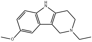 1H-Pyrido[4,3-b]indole,2-ethyl-2,3,4,5-tetrahydro-8-methoxy-(9CI),496018-47-4,结构式