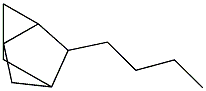 (1β,2β,4β,5β,6β)-5-Butyltricyclo[2.2.1.02,6]heptane Struktur