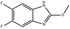 1H-Benzimidazole,5,6-difluoro-2-(methylthio)-(9CI) 结构式