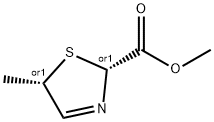 2-Thiazolecarboxylicacid,2,5-dihydro-5-methyl-,methylester,(2R,5S)-rel-(9CI) 结构式