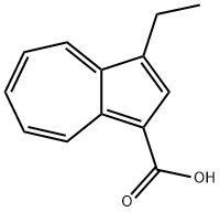 1-Azulenecarboxylicacid,3-ethyl-(9CI) Structure