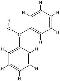 (α-Hydroxybenzhydryl)radical Struktur