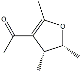 Ethanone, 1-[(4R,5R)-4,5-dihydro-2,4,5-trimethyl-3-furanyl]-, rel- (9CI),497157-84-3,结构式