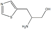 5-Thiazolepropanol,  -bta--amino-,497165-92-1,结构式