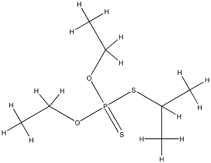 diethoxy-propan-2-ylsulfanyl-sulfanylidene-phosphorane Structure