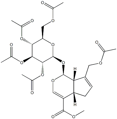 pentaacetyl geniposide 结构式