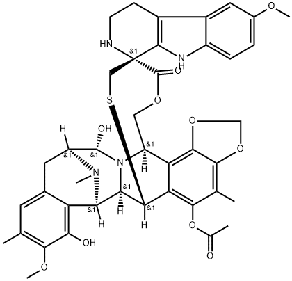 ルルビネクテジン 化学構造式