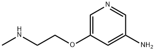3-Pyridinamine,5-[2-(methylamino)ethoxy]-(9CI) 结构式