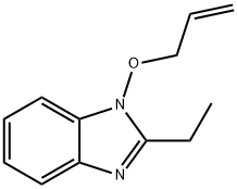 1H-Benzimidazole,2-ethyl-1-(2-propenyloxy)-(9CI) 结构式