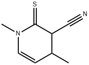 3-Pyridinecarbonitrile,1,2,3,4-tetrahydro-1,4-dimethyl-2-thioxo-(9CI) 结构式