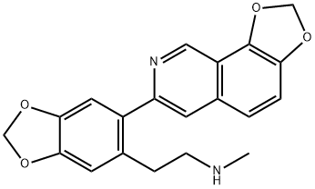 刻叶紫堇胺, 49870-84-0, 结构式