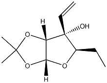alpha-D-ribo-Hexofuranose,5,6-dideoxy-3-C-ethenyl-1,2-O-(1-methylethylidene)-(9CI) Structure