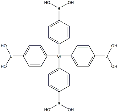 Boronic acid, B,B',B',B'''-(silanetetrayltetra-4,1-phenylene)tetrakis- 化学構造式