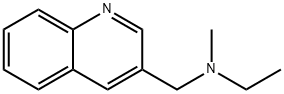 3-Quinolinemethanamine,N-ethyl-N-methyl-(9CI) Struktur